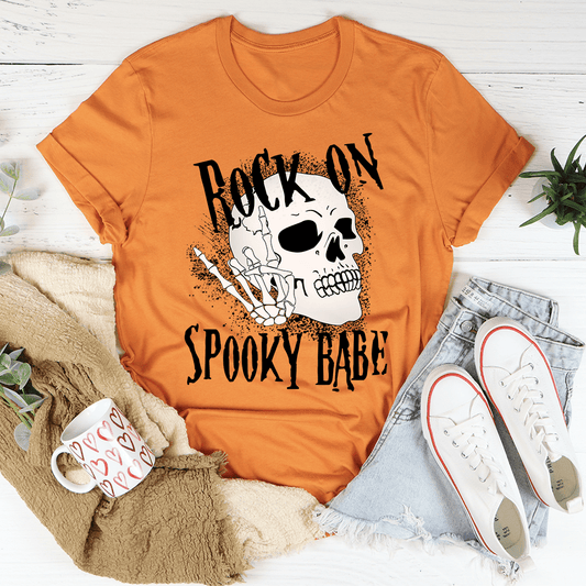 Rock On Spooky Babe Tee-0